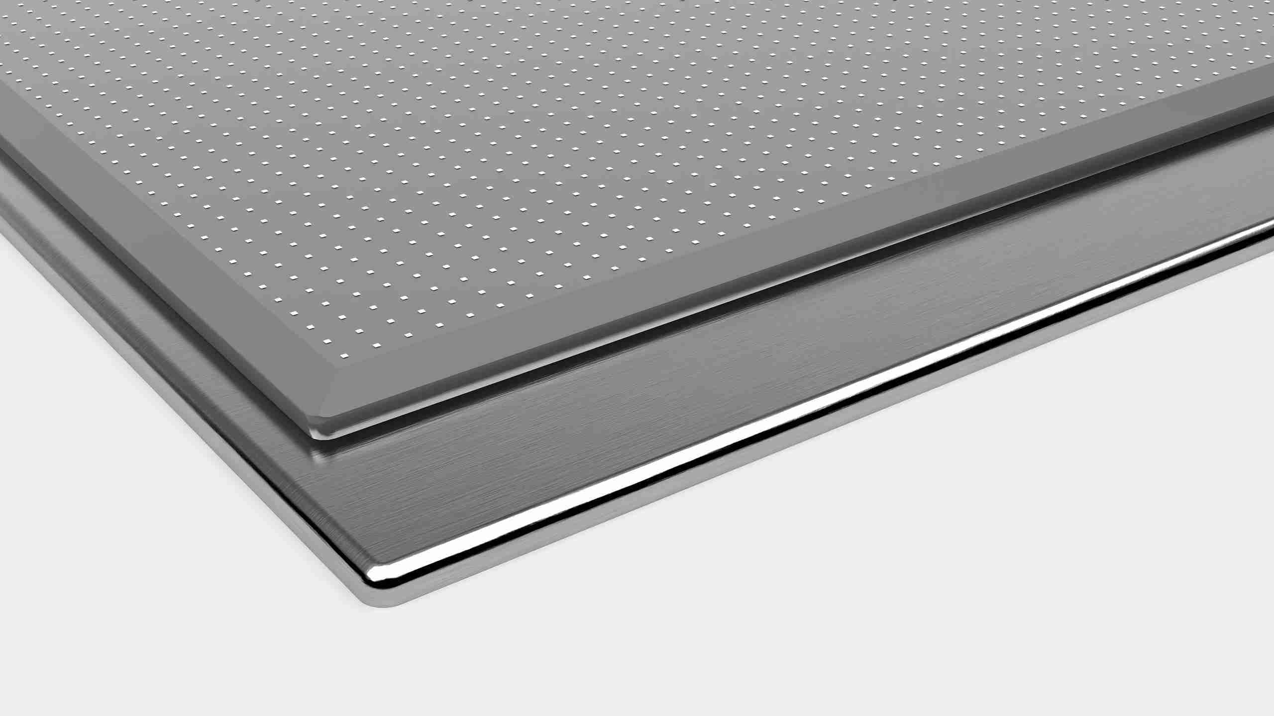 Liberty Induction Cooktop 36'' Silver Mirror, surface mount with frame ...