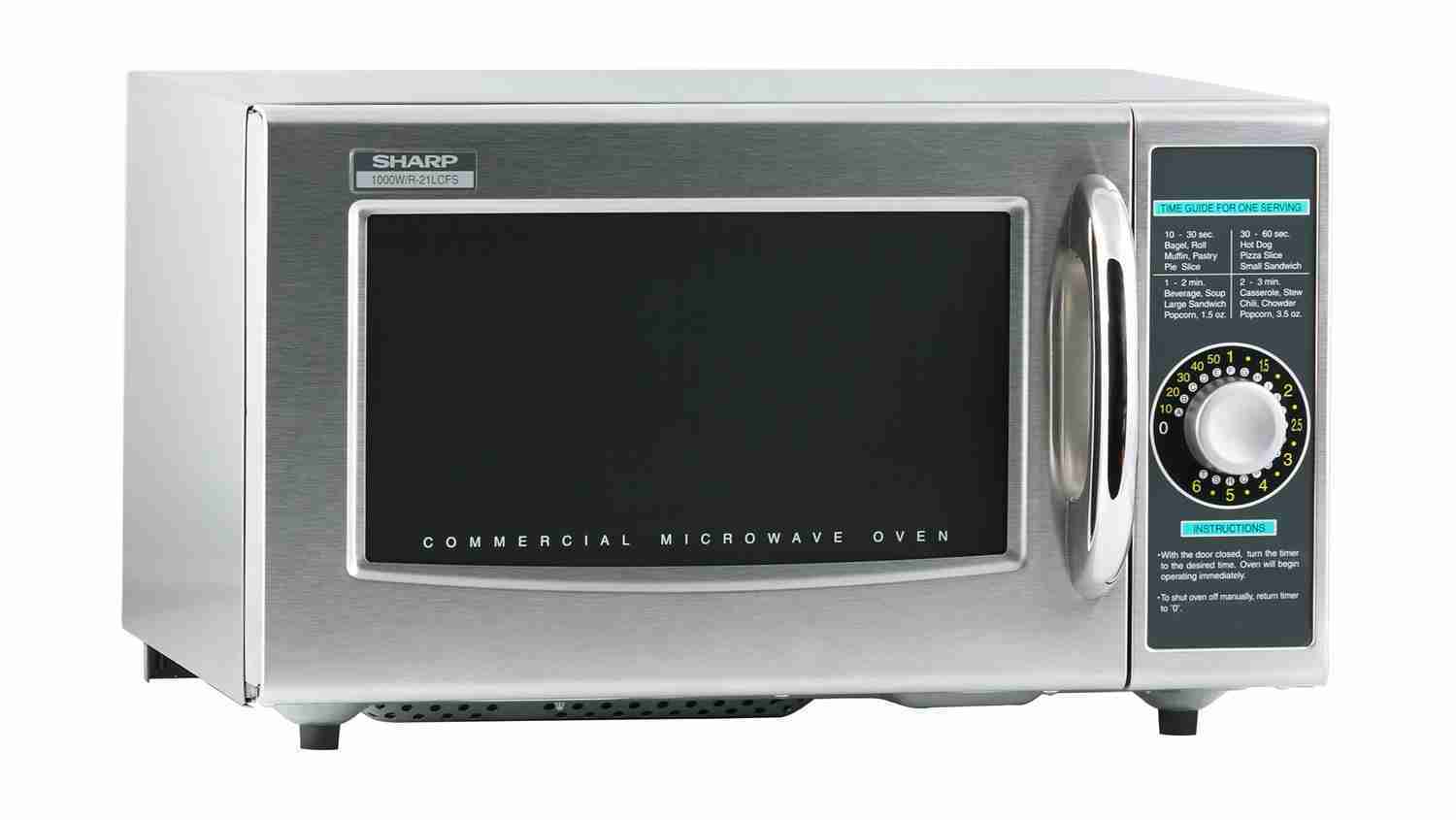 Medium-Duty Commercial Microwave Oven With 1000 Watts - Alexander & Ray ...