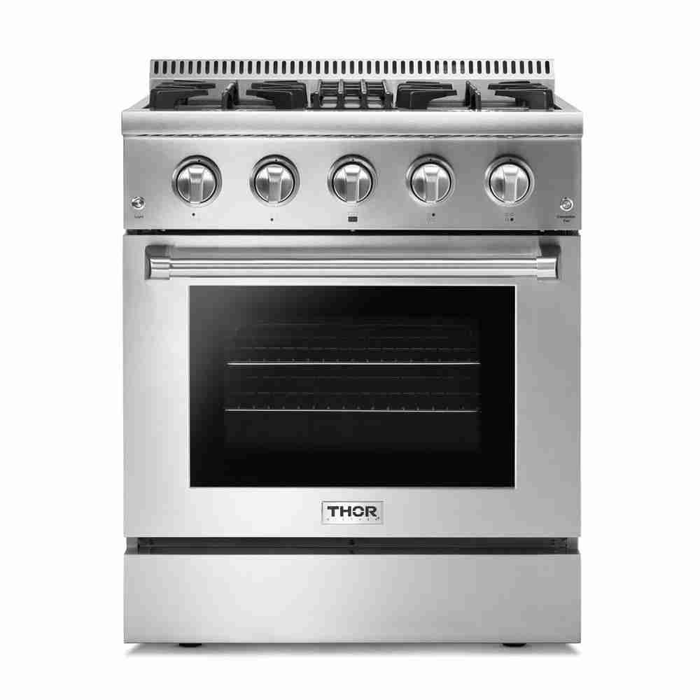 Propane Home Ranges Thor Kitchen 30-inch Professional Dual Fuel Liquid Propane Range ...
