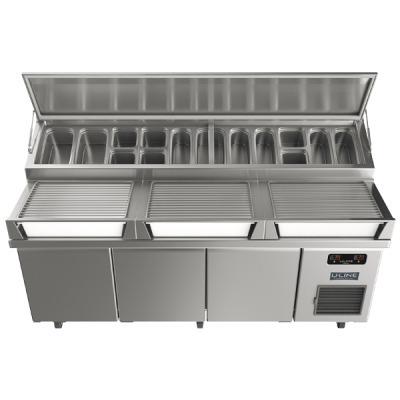3 Door Refrigerated Prep-table + 88