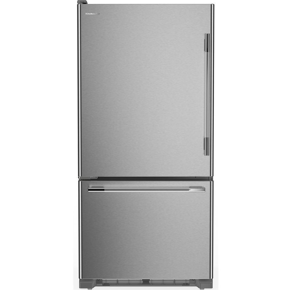 19 Cu. Ft. 30-Inch Standard-Depth Bottom Mount Refrigerator with Left ...